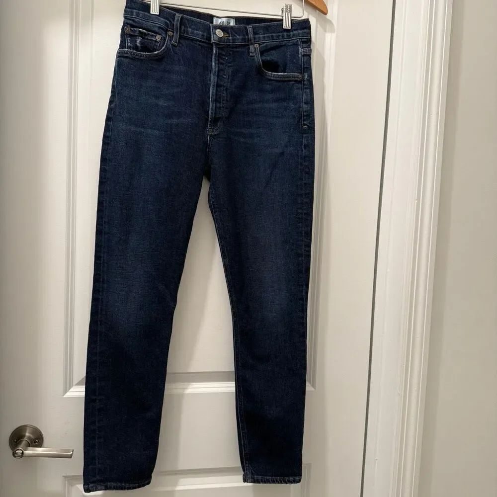 Agolde Denim Nico High Rise Slim in Cabana Size 28